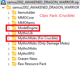 Drag & drop for Class Pack (Crucible)