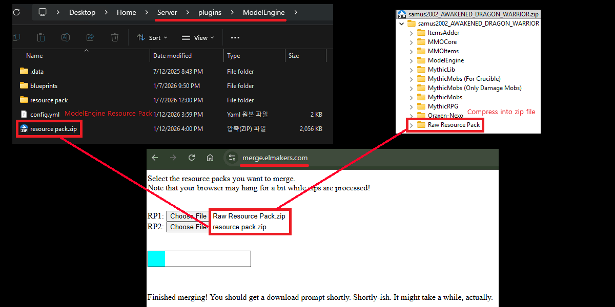 Raw Resource Pack Merging