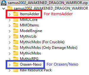 Drag & drop for ItemsAdder, Oraxen, and Nexo